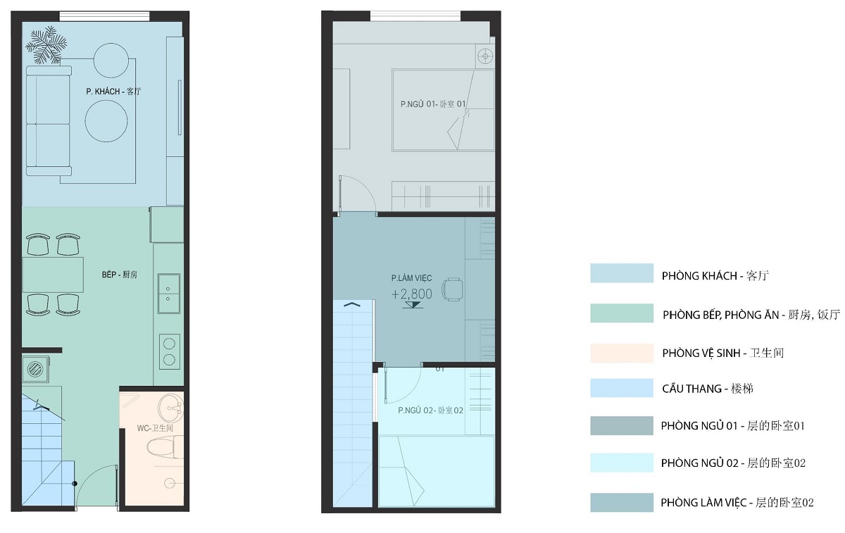Layout căn hộ 30 m2 dự án Techport City tại KCN Nam Tân Uyên Bình Dương